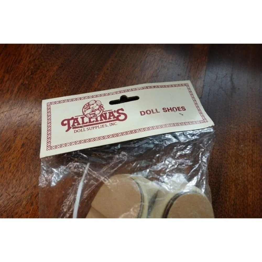 Tallinas Doll Shoes Ballet Slippers Lace Up Size 1 New in‎ Package